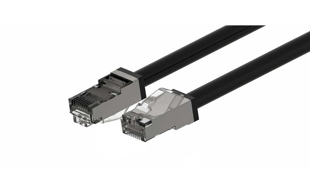 Wirewin Câble patch Outdoor Cat 6A, S/FTP, 3 m, Noir