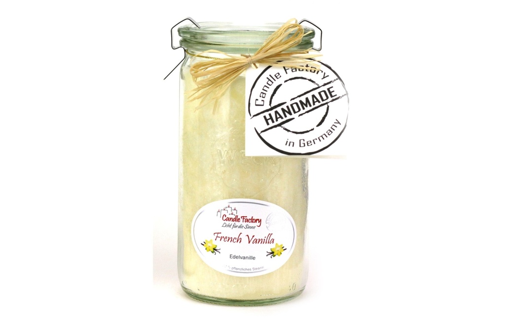 Candle Factory Bougie parfumée vanille française Mini Jumbo