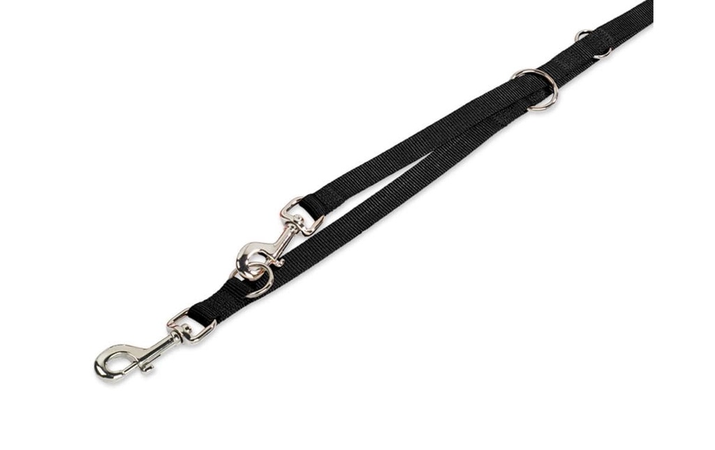 Nobby Laisse de chien Classic L, 2 m, 25 mm, noir