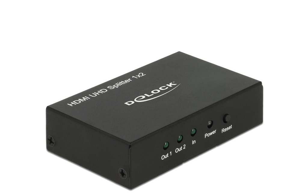 Delock Diviseur de signaux à 2 ports HDMI – HDMI 4K/60Hz