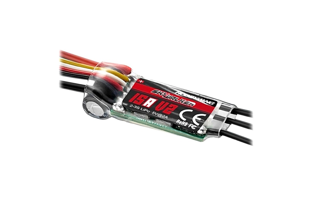 Hobbywing Régulateur Brushless Skywalker V2 15A 2-3S