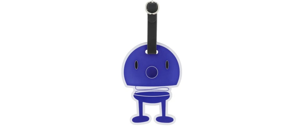 Hoptimist Étiquette pour valise Bleu/Noir