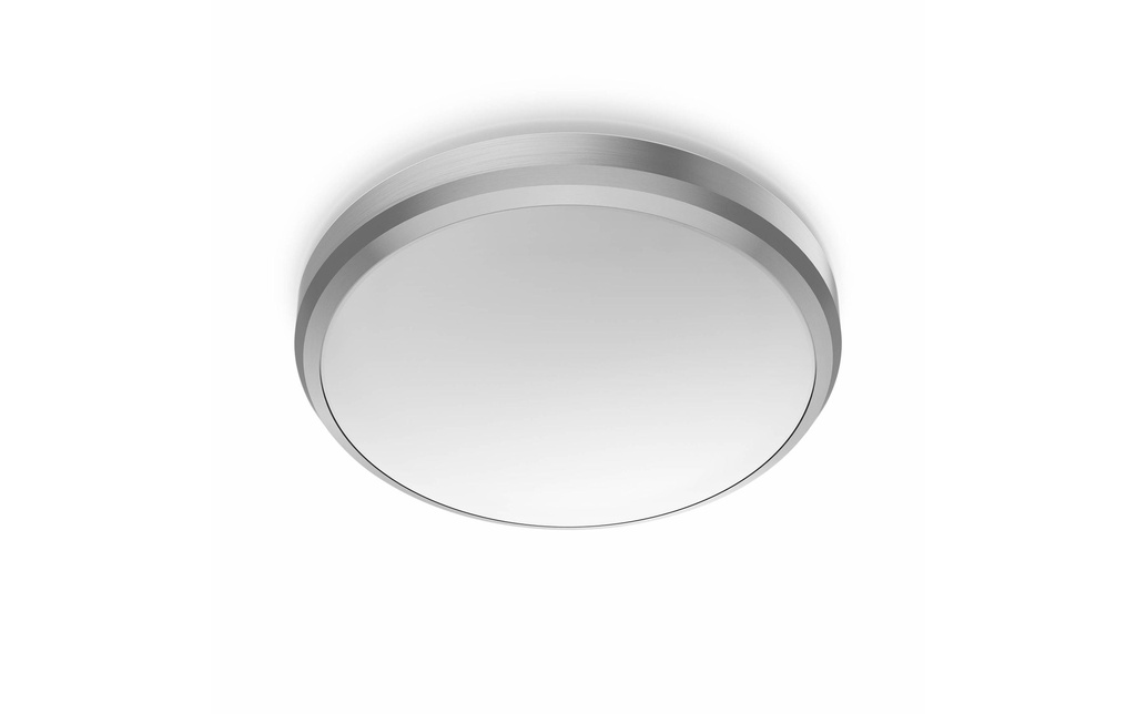 Philips Plafonnier Doris Ø 22 cm, 6W, 4000K, nickel