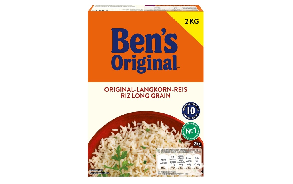 Ben's Original Riz   Long grain 2 kg
