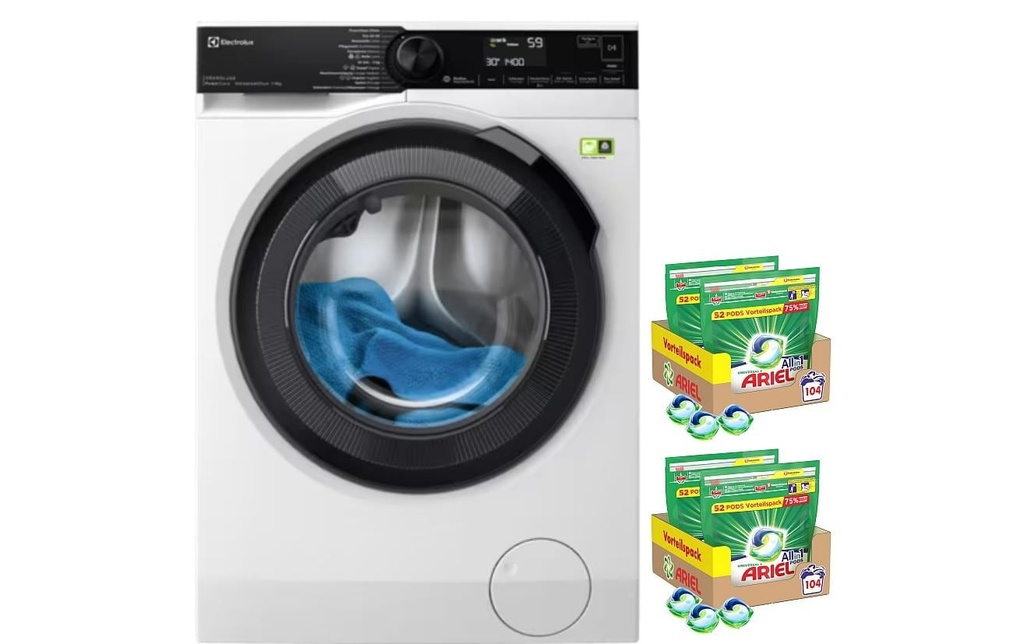 Electrolux Machine à laver WAGL4E500 Gauche Ariel PODS