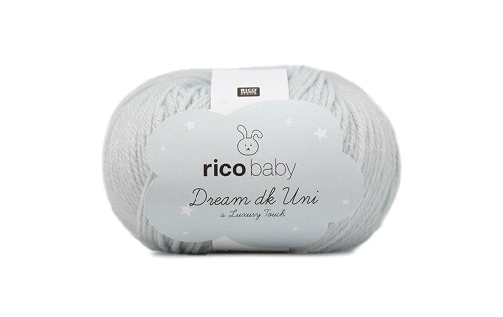 Rico Design Laine Baby Dream Uni dk 50 g Bleu clair