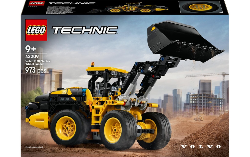 LEGO® Technic Chargeuse sur pneus Volvo L120 Electric 42209