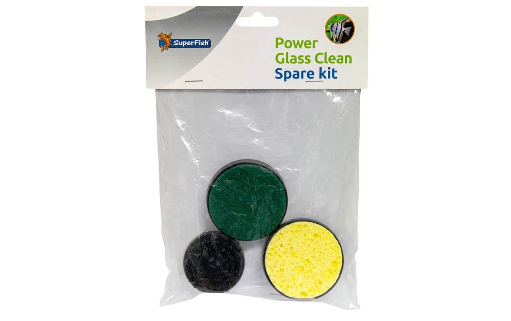 SuperFish Eponges de rechange pour Power Glass Clean