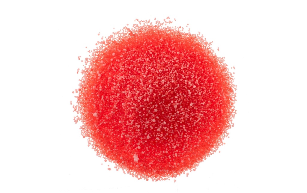 Glorex Sable à bougies avec mèche 70g, rouge