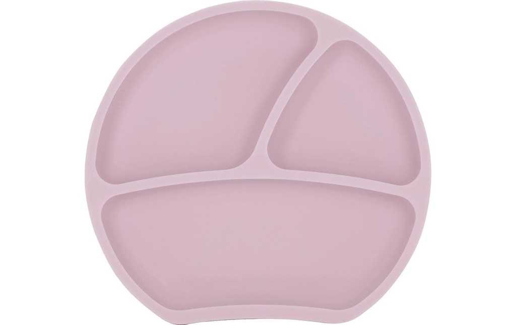 Kindsgut Assiette pour enfant divisé en Rose pâle