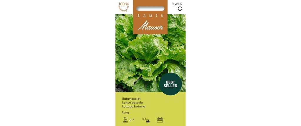 Samen Mauser Semence Salade Batavia Leny