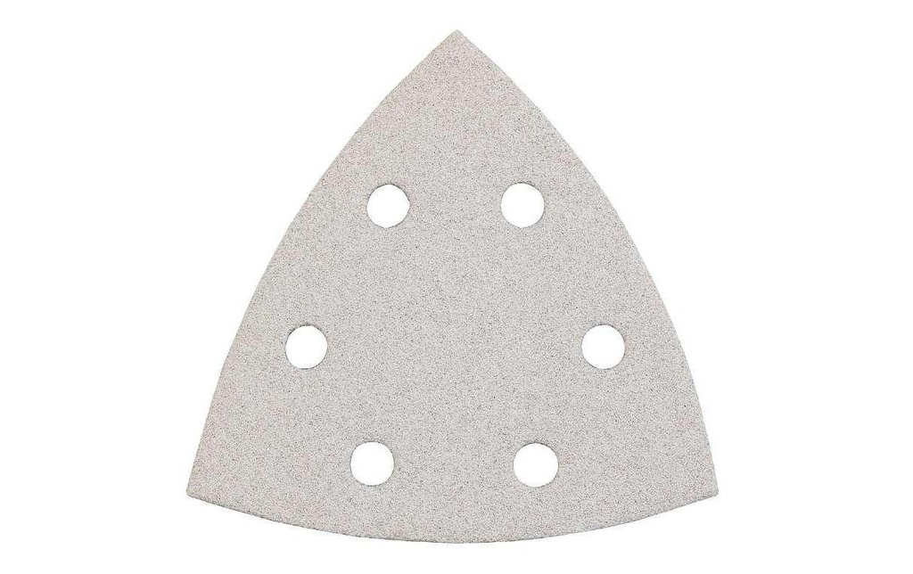 kwb Feuilles abrasives triangulaires avec bande auto-agrippante K40
