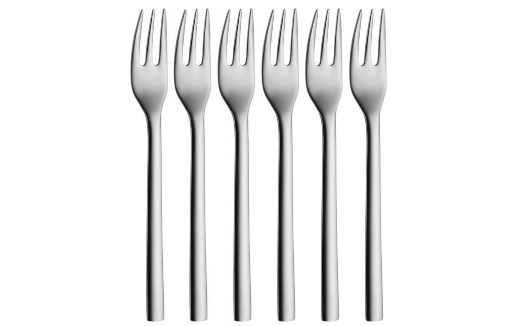 WMF Fourchette à gâteau Nuova 6 Pièce/s, Argenté