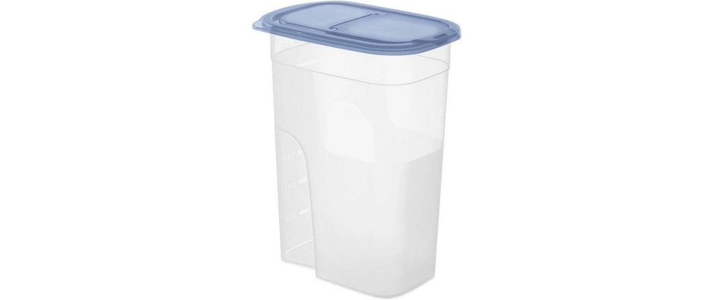 Rotho Boîte à provisions Sunshine 4.1 l, Bleu/Transparent