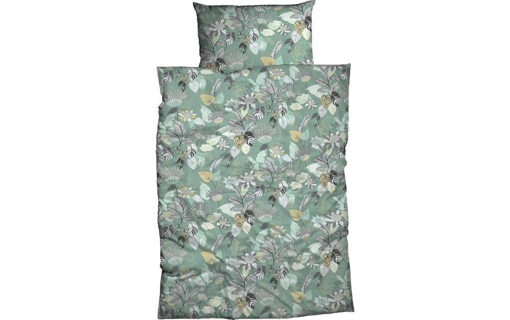 Nobilium Housse de duvet Monica 160 x 210 cm, Vert
