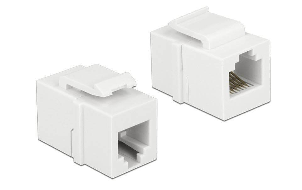Delock Module Keystone RJ-12 Blanc