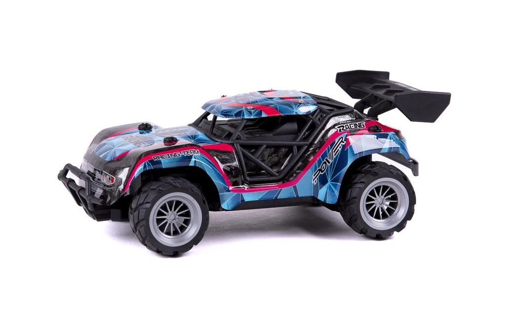 TEC-TOY Buggy Speed Racing Bleu/rose, 1:18