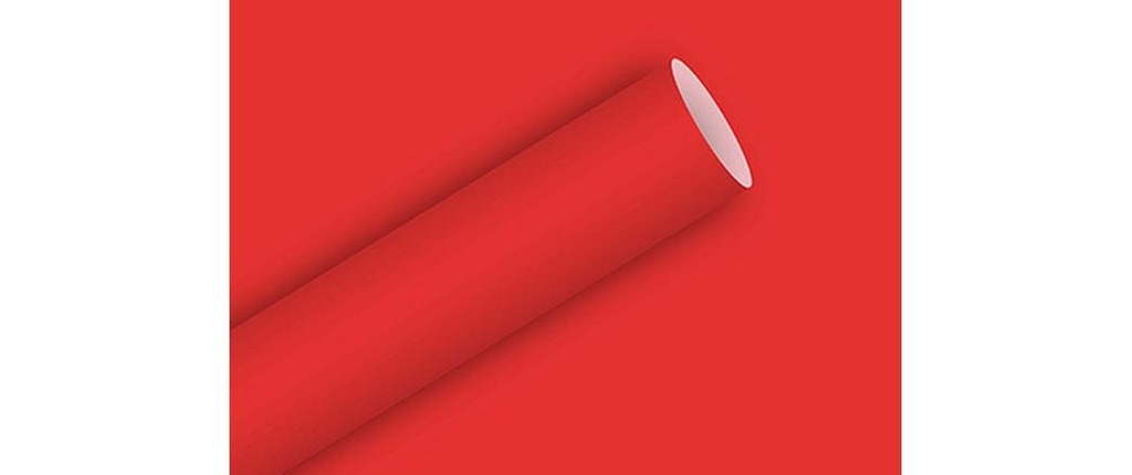 Braun + Company Papier cadeau Rouge uni, 2 m x 70 cm