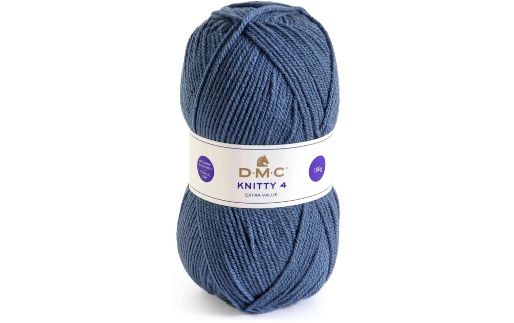 DMC Laine Knitty 4 Mini Bleu cobalt