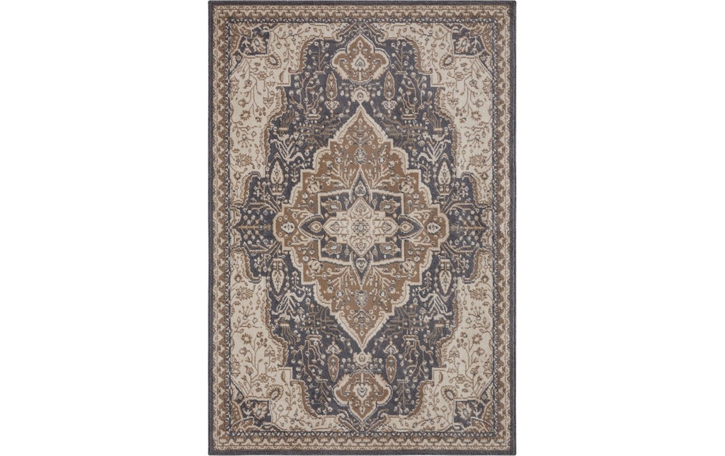 Hanse Home Tapis Orken 120 cm x 170 cm, Noir/Brun