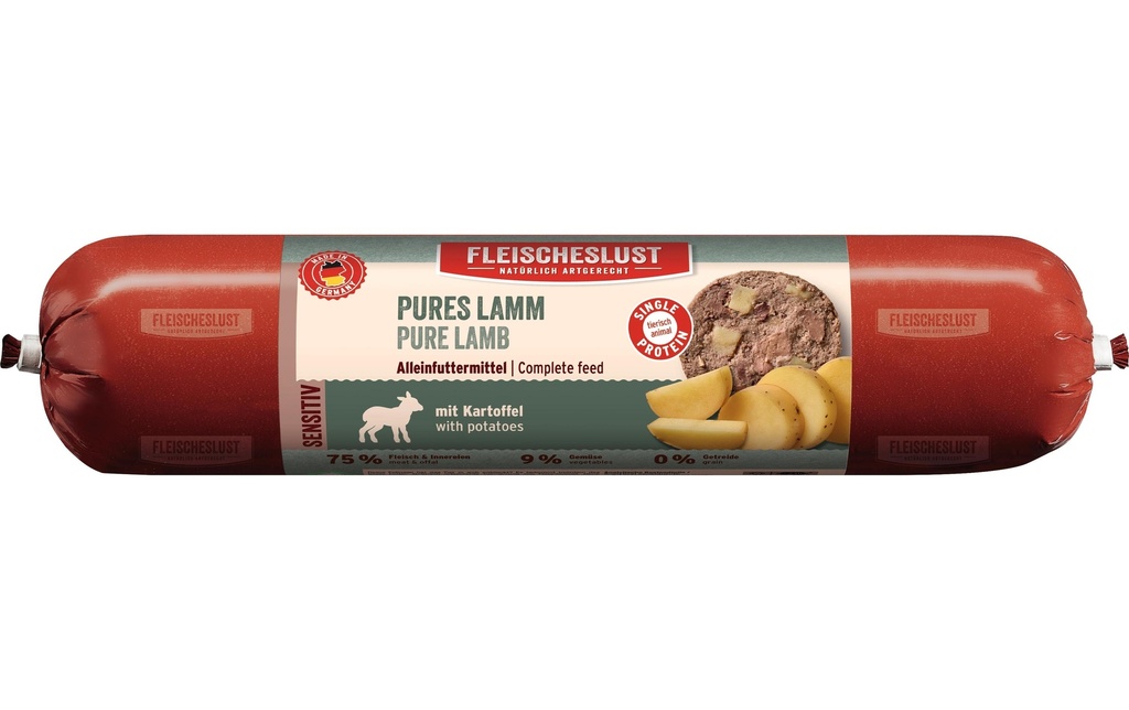 Fleischeslust Alimentation humide Sensitiv Agneau Pur, 400 g