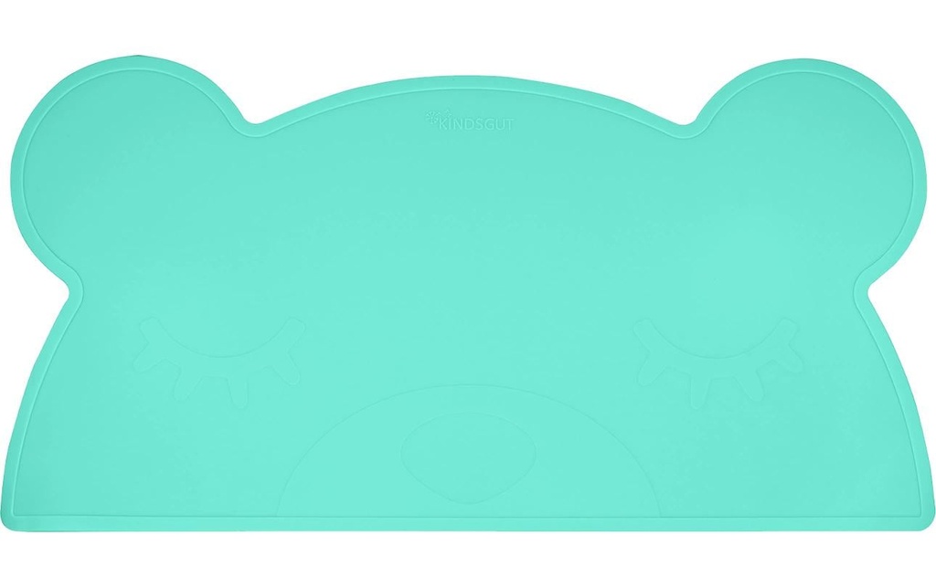 Kindsgut Set de table pour enfants Ours Menthe