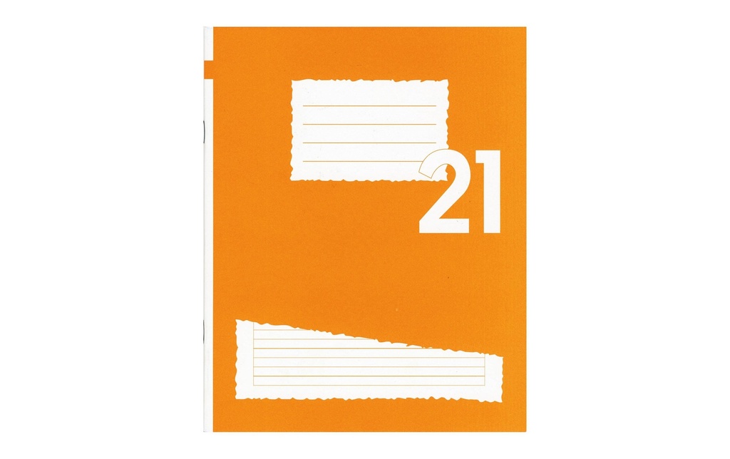 office focus Cahier d'école E5, À lignes, Orange, 10 Pièce/s