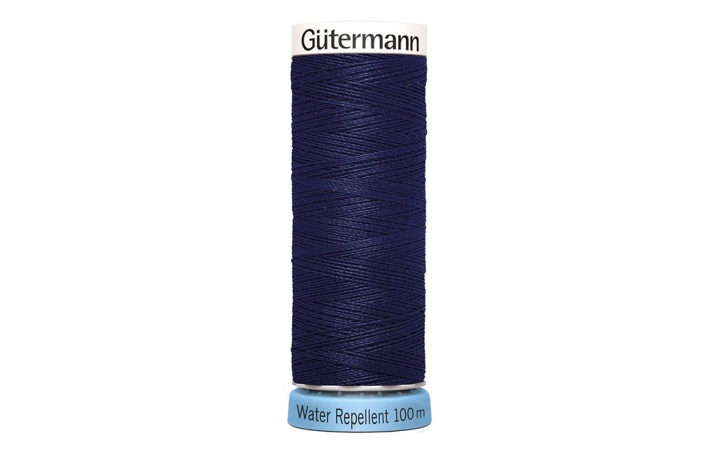 Gütermann Fil à coudre et à broder Water Repellent 1 pièce, Bleu foncé