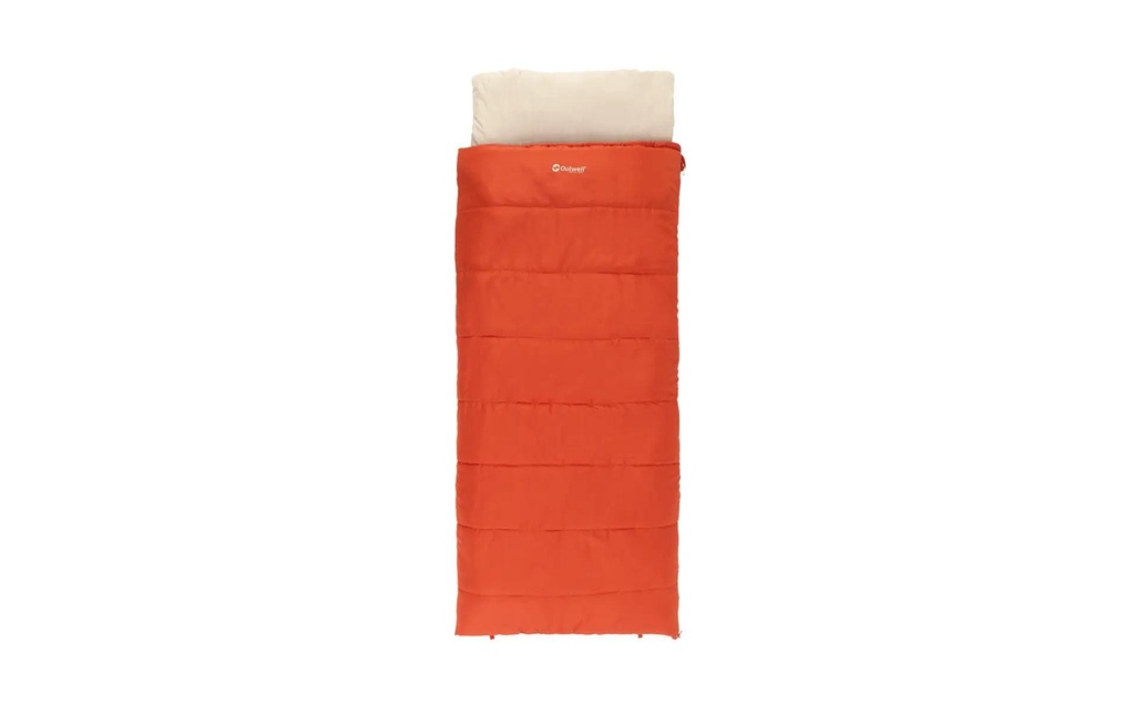 Outwell Sac de couchage Contour Lux- Left zipper Polyester, Rouge