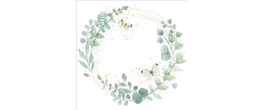 [436210110] ATELIER Serviettes de fête 33x33 (20 pces)