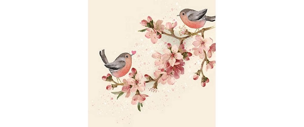 [436210112] ATELIER Serviettes Cherry Blossom (20 pces)
