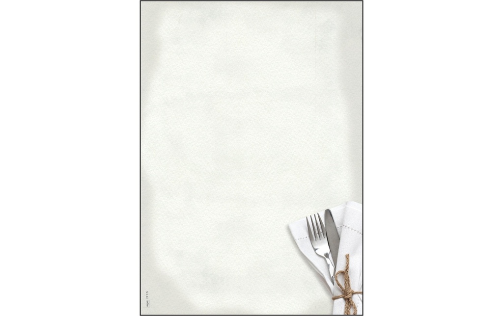SIGEL Papier design A4 90g menu mets (50 pces)