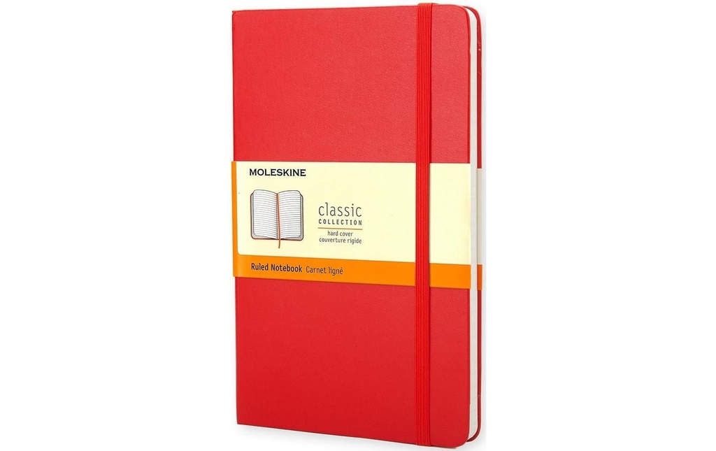 MOLESKINE Livre note Colour A5 lig.rouge (240 pces)