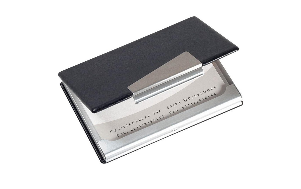 SIGEL Etui cartes visite optiqu.cuir