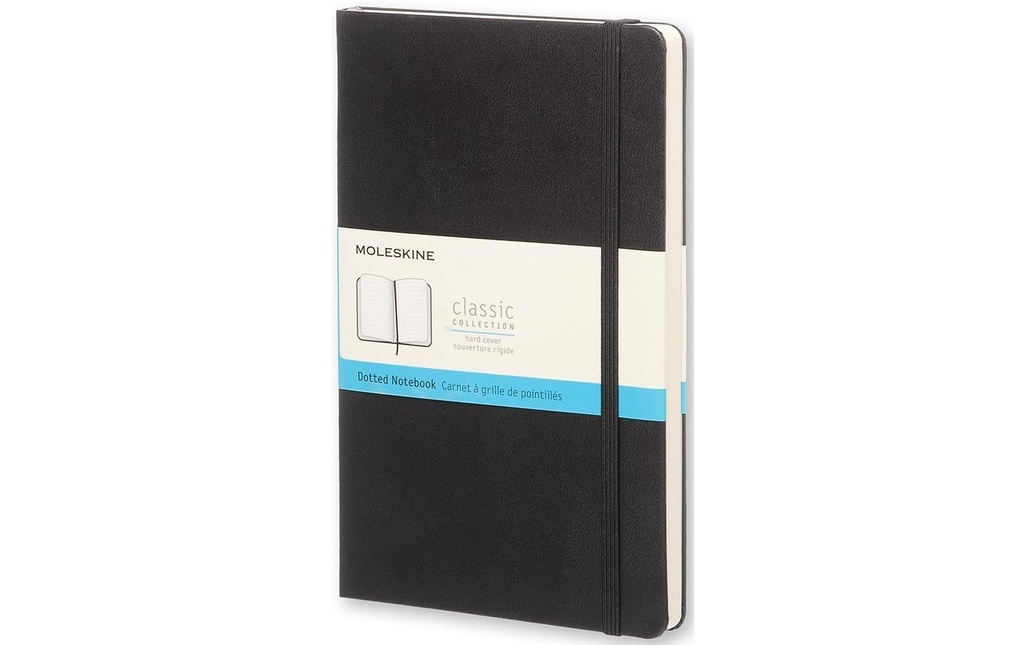 MOLESKINE Livre notes HC Larg.dotted noi (240 pces)