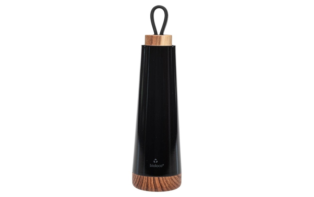BioLoco Bouteille isotherme Boucle 500 ml, Noir