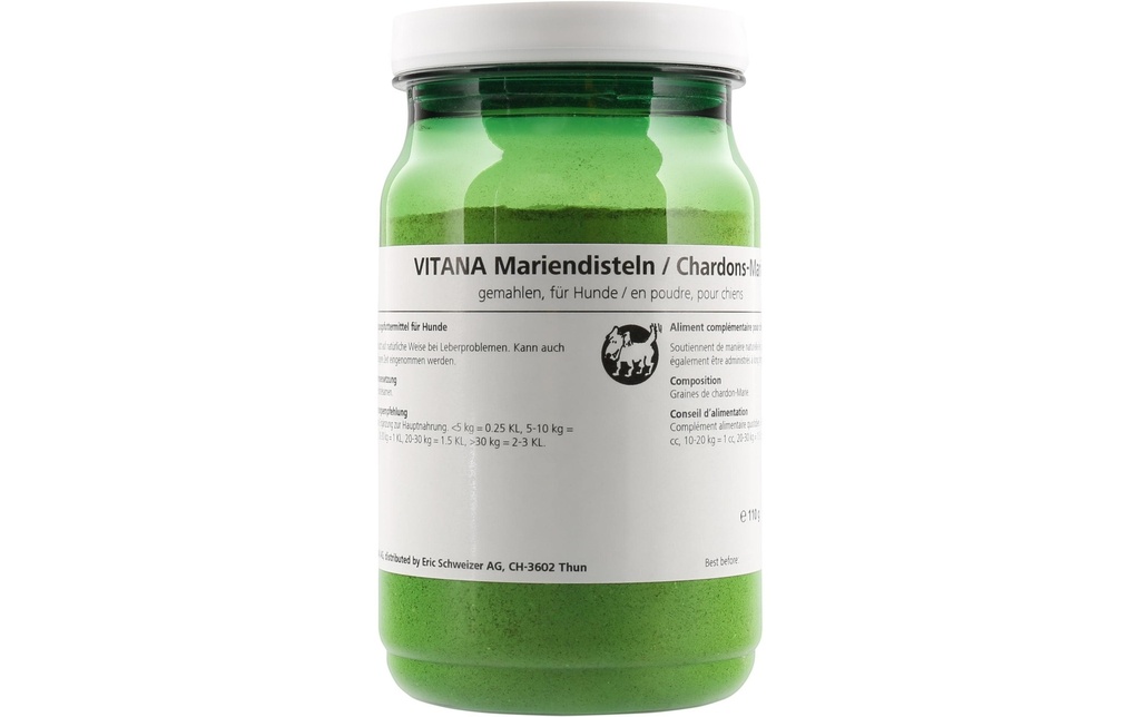 Vitana Supplément alimentaire pour chiens Le chardon Marie, 110 g