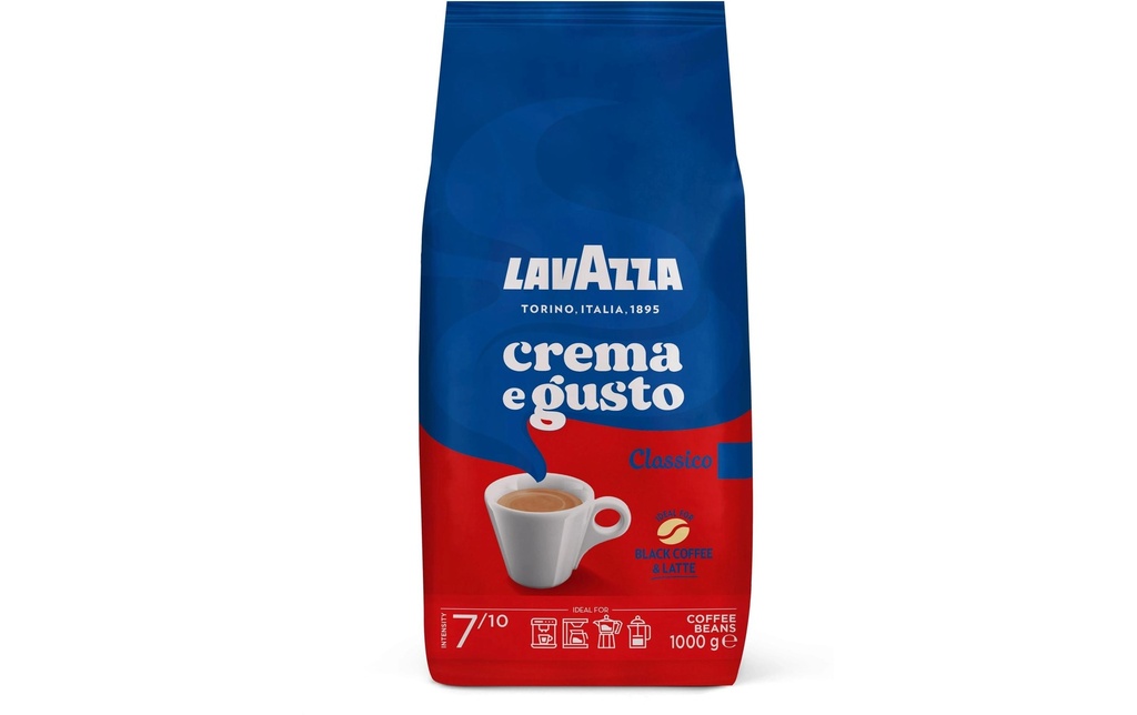 Lavazza Grains de café Crema e Gusto Classico 1 kg