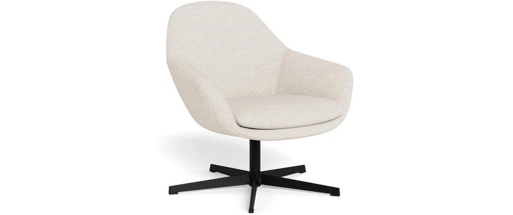 AC Design Fauteuil Claremore Cream, 74 x 72 x 81 cm