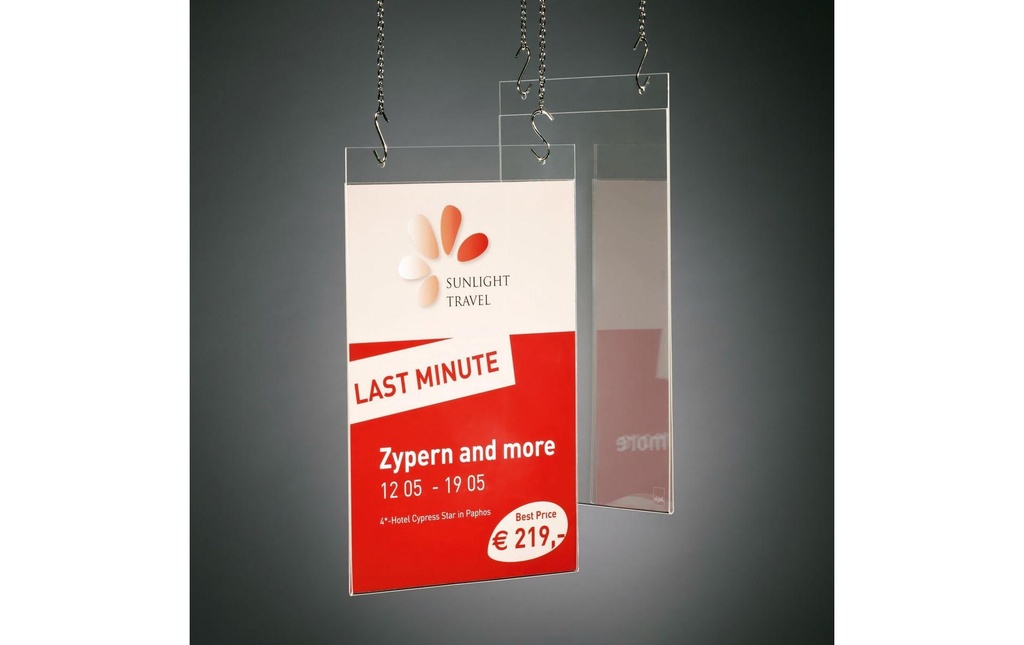 SIGEL Poches-affiches A4 transparent