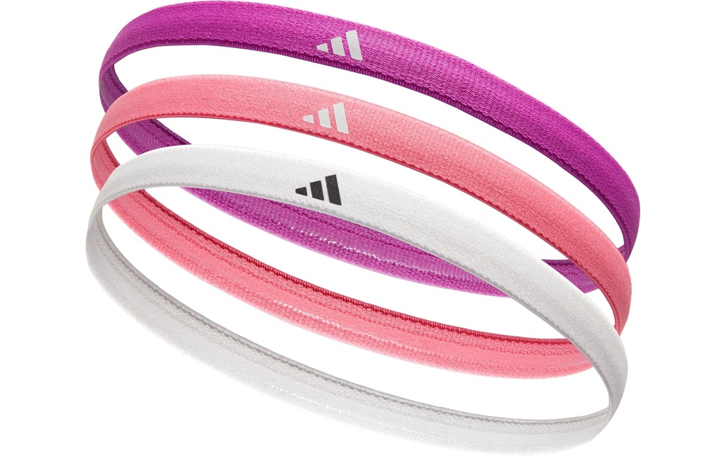 adidas Hairbands Blanc/Rose/Violet