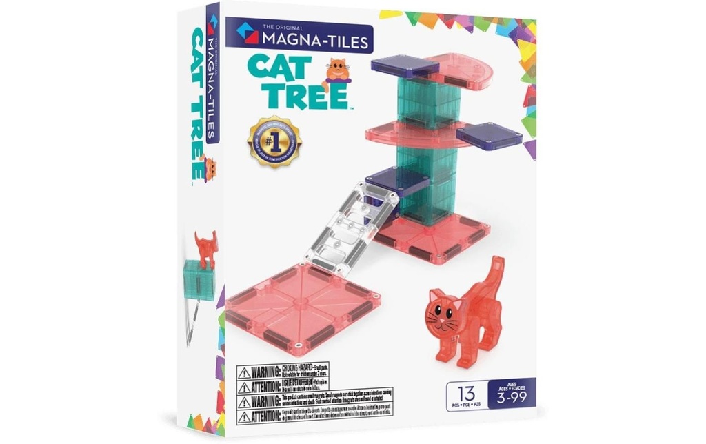 Magna-Tiles Arbre à chats 13 pièces