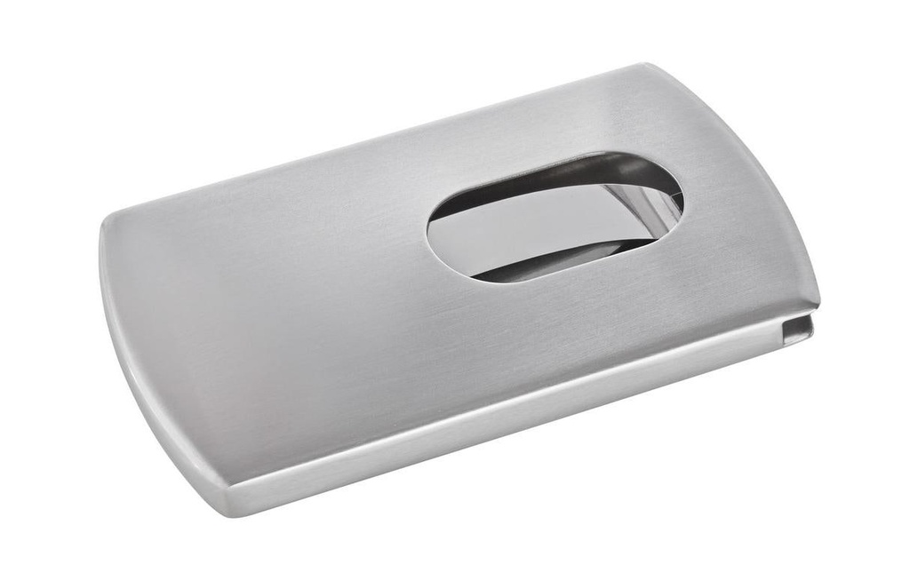 SIGEL Etui cartes visite Snap argent