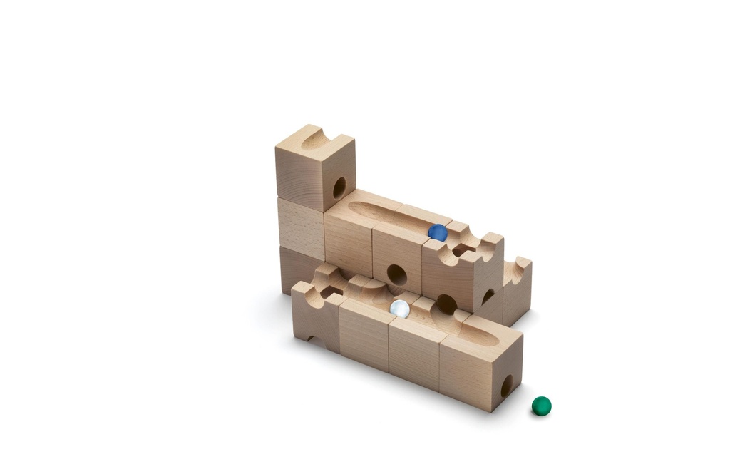 Cuboro Accessoires pour circuits de billes Trick Le set supplémentaire