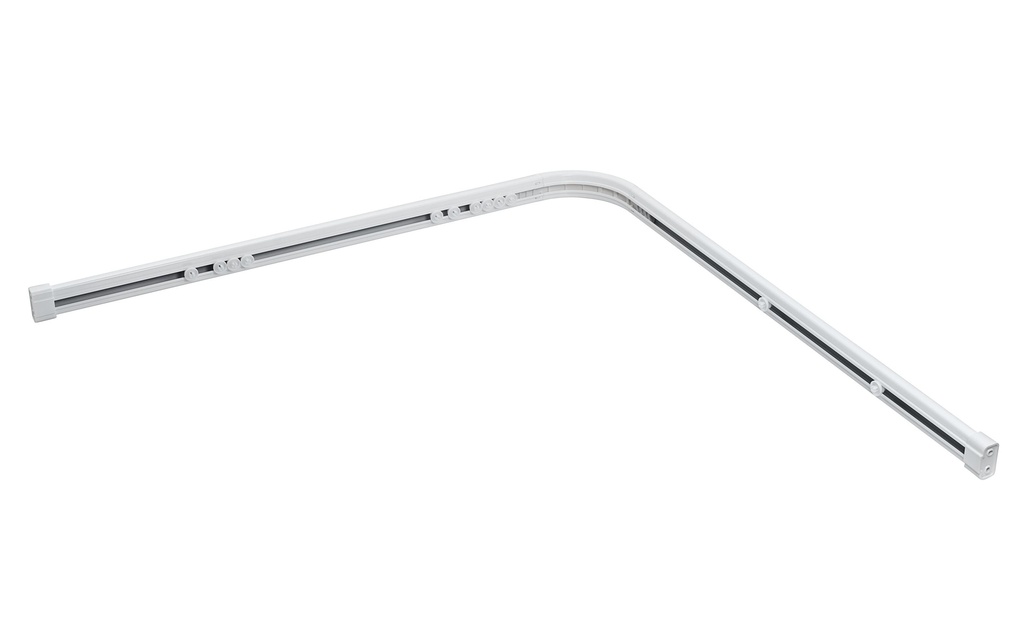 diaqua® Tringle à rideau de douche Angle spécial 90 x 90 cm
