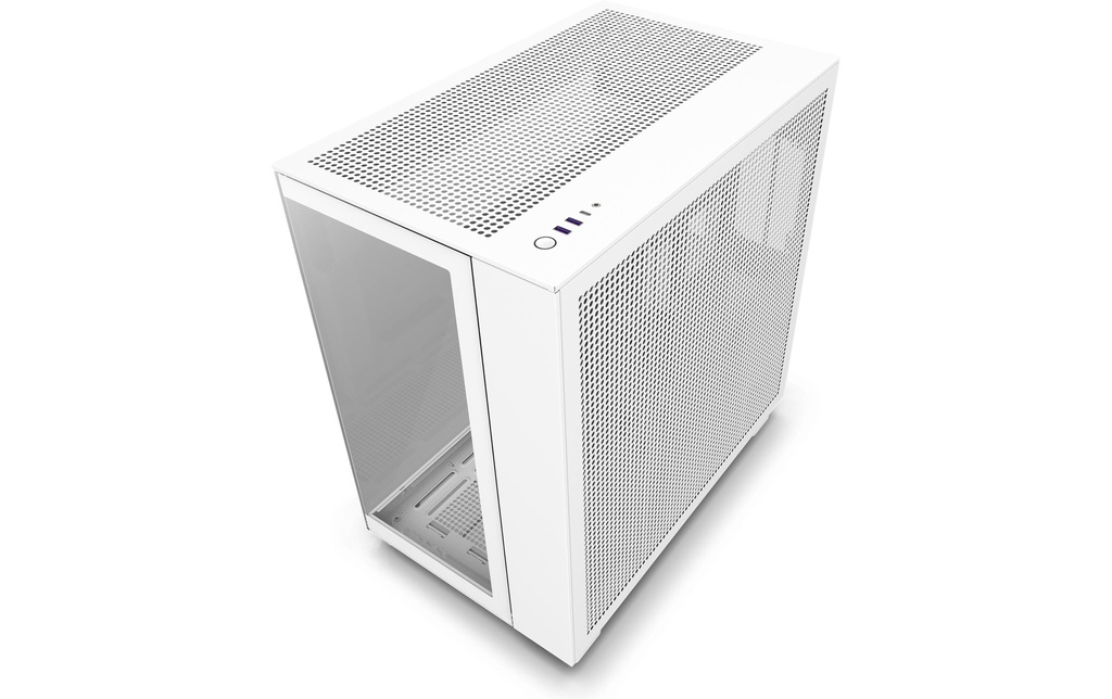 NZXT Boîtier d’ordinateur H9 Flow Blanc mat