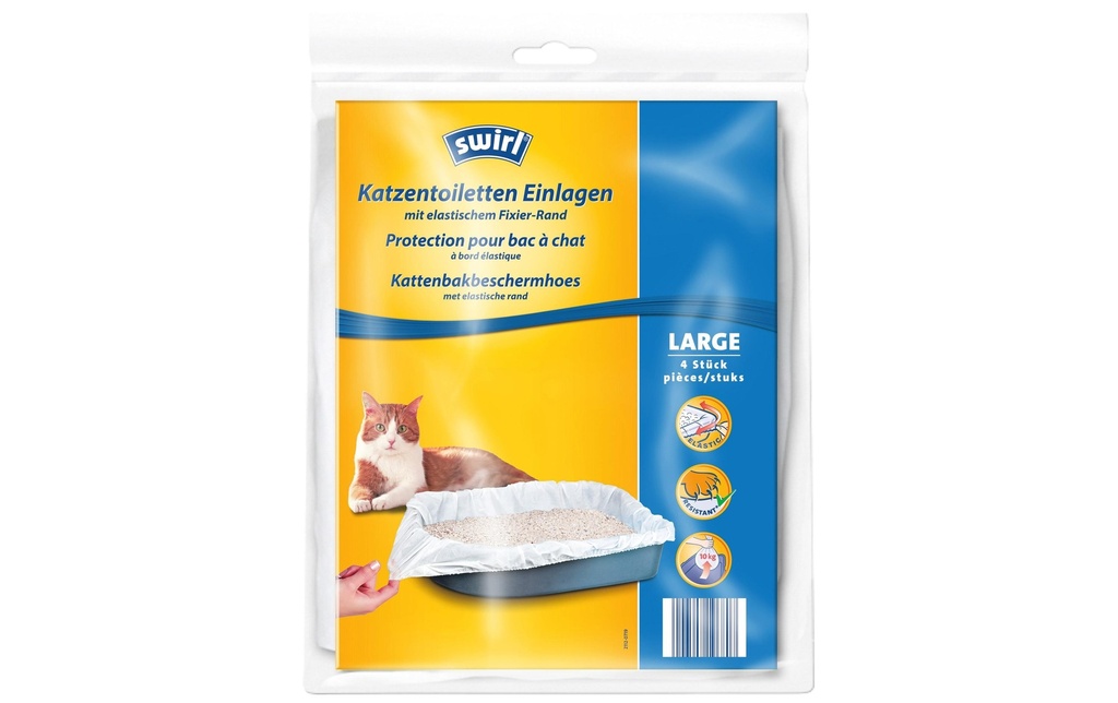 Swirl Sachet à litière pour chats L, 4 pièces