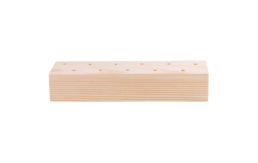Rico Design Article en bois Poteau en bois 21 x 4 x 5 cm, nature