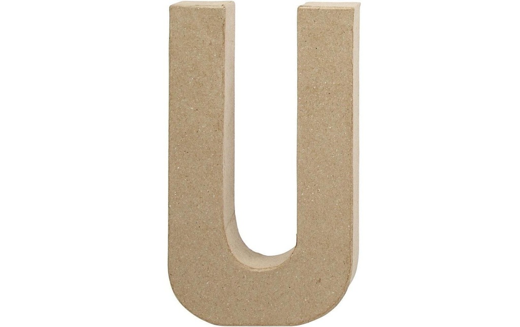 Creativ Company Lettre en carton U 20.5 cm