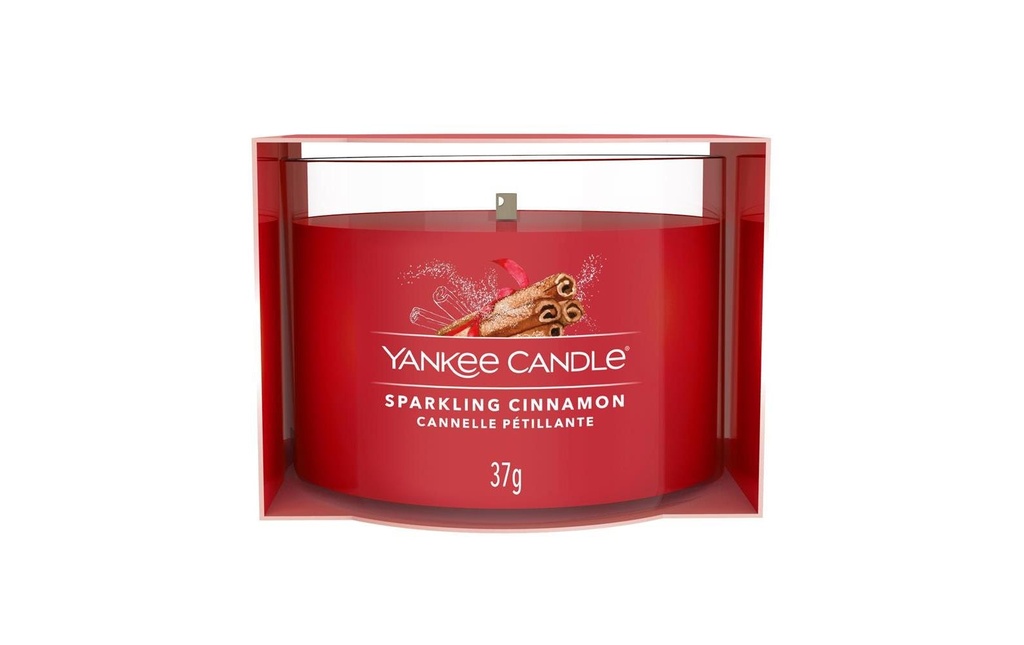 Yankee Candle Signature Bougie parfumée Sparkling Cinnamon Signature Filled Votive